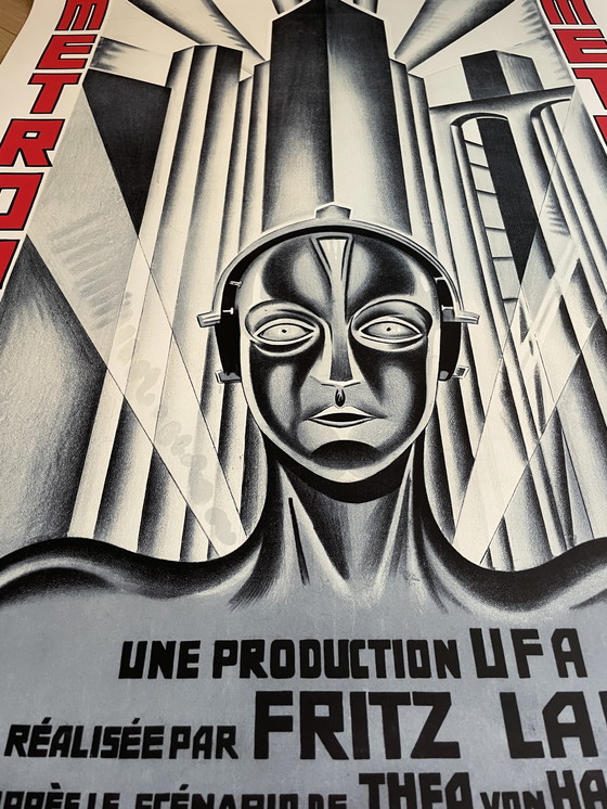 Image 1 of Heinz Schulz-Neudamm, Metropolis, 1927, Copyright Bnf -Éditions Langlaude 2017, Gedrukt in Frankrijk