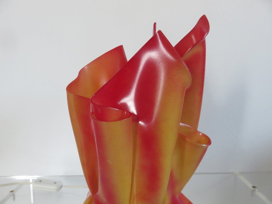 Image 1 of Polycarbonaat gedrapeerde Aumônière-lamp "Les Exclarares", 1980