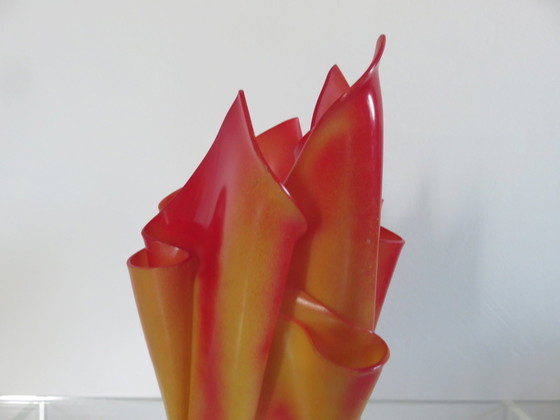 Image 1 of Polycarbonaat gedrapeerde Aumônière-lamp "Les Exclarares", 1980