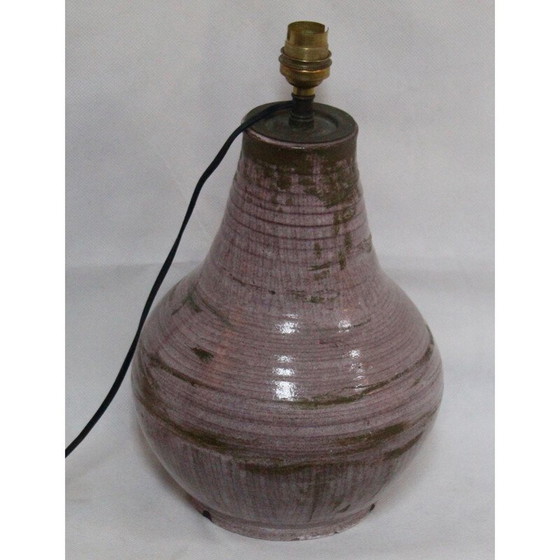 Image 1 of Vintage keramische lamp van Accolay, 1960