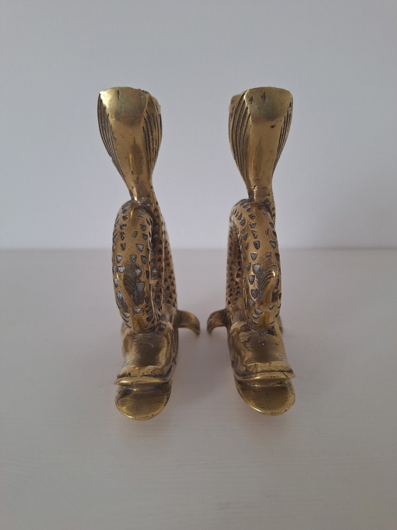 Image 1 of Vintage Bronzen Kandelaar