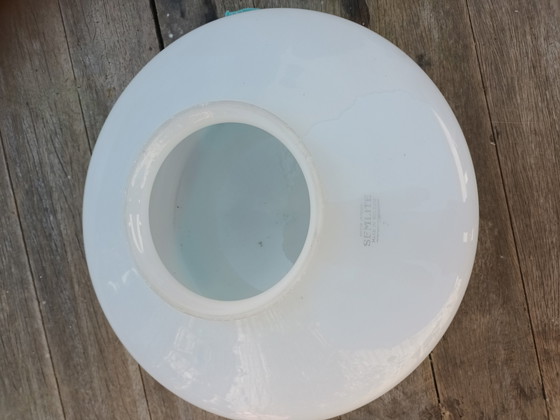 Image 1 of Opaline Art Deco Hanglamp Van Semlite