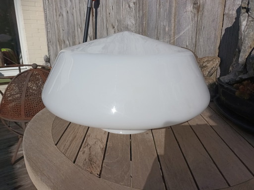 Opaline Art Deco Hanglamp Van Semlite