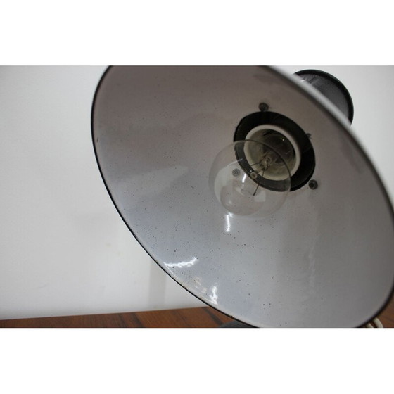 Image 1 of Vintage zwarte tafellamp, 1970