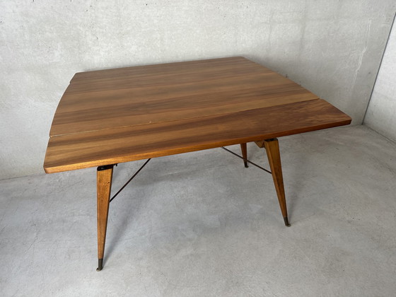 Image 1 of Vintage verstelbare tafel (hoogte en breedte)