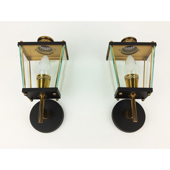 Image 1 of Paar vintage wandlampen van Pietro Chiesa voor Fontana Arte, 1960