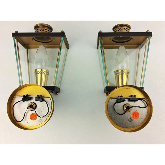 Image 1 of Paar vintage wandlampen van Pietro Chiesa voor Fontana Arte, 1960