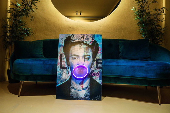 Image 1 of LedMansion Bubble-collectie V.2. Marylin Audrey Frida Brigitte PopArt Kunst led-lamp