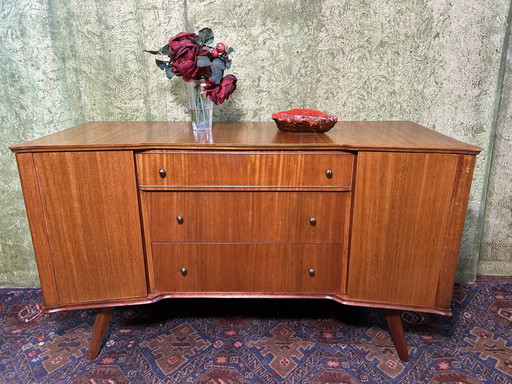 Mid century retro vintage teak dressoir van William Lawrence 1960