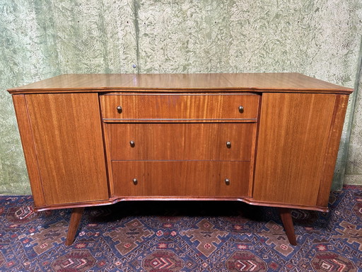 Mid century retro vintage teak dressoir van William Lawrence 1960