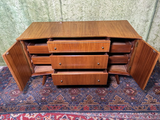 Image 1 of Mid century retro vintage teak dressoir van William Lawrence 1960