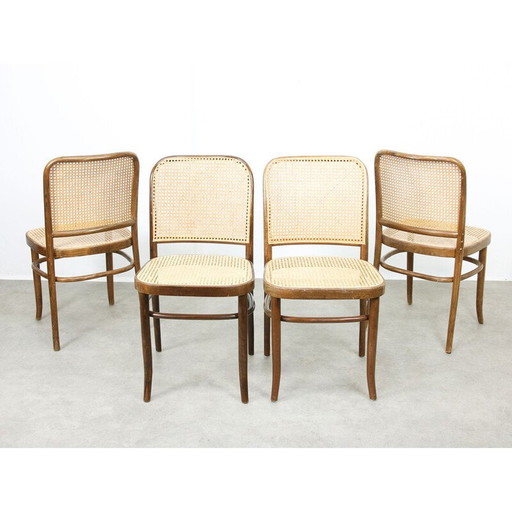 Set van 4 vintage No. 811 stoelen van Michael Thonet