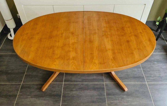 Image 1 of Baumann uitschuifbare tafel van teak en palissander, 1970
