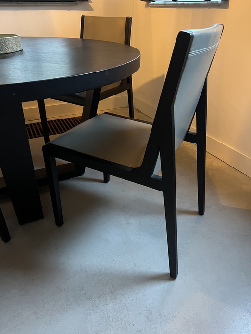 Camerich Tafel + 6 Camerich Stoelen 