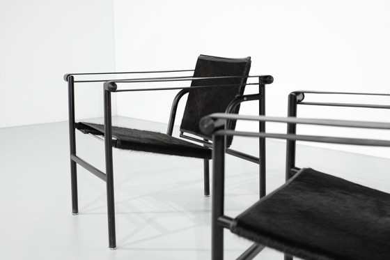 Image 1 of Paar fauteuils "Lc1" van Le Corbusier voor Cassina, Italië 1929S.