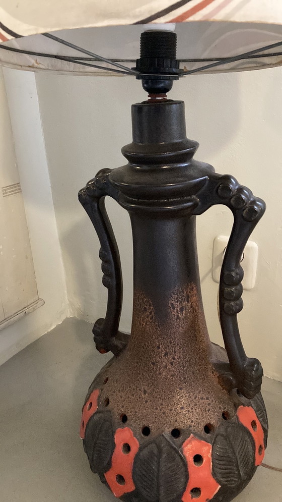 Image 1 of Vintage keramiek vloerlamp