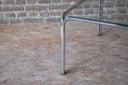 Chroom Salontafel Met Glas 