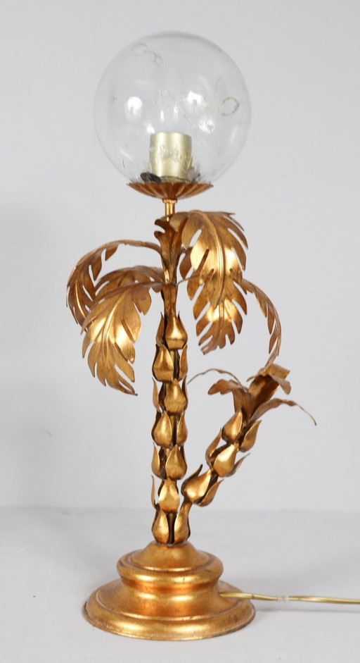 Mid Century Palm tafellamp/vloerlamp van Hans Kögl, 1970