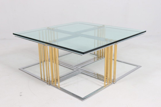 Image 1 of Salontafel/ Tafel met Vier Set Tafels van Rolf Benz, Hollywood Regency, jaren 1980