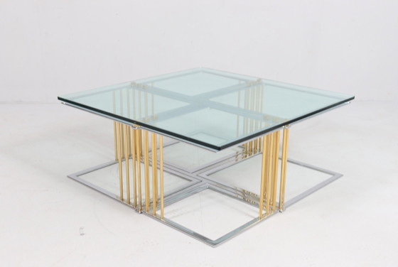 Image 1 of Salontafel/ Tafel met Vier Set Tafels van Rolf Benz, Hollywood Regency, jaren 1980