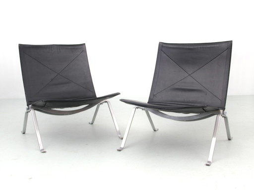 Paar Scandinavische Fauteuils Model Pk22