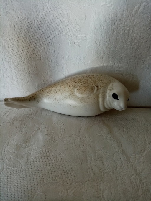 Zweeds Keramisch Dierenfiguur Gustavsberg Ontwerp door Paul Hoff jaren 80