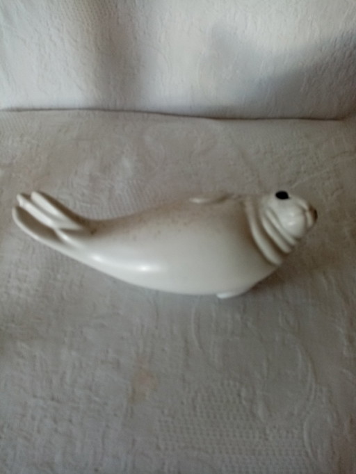 Zweeds Keramisch Dierenfiguur Gustavsberg Ontwerp door Paul Hoff jaren 80