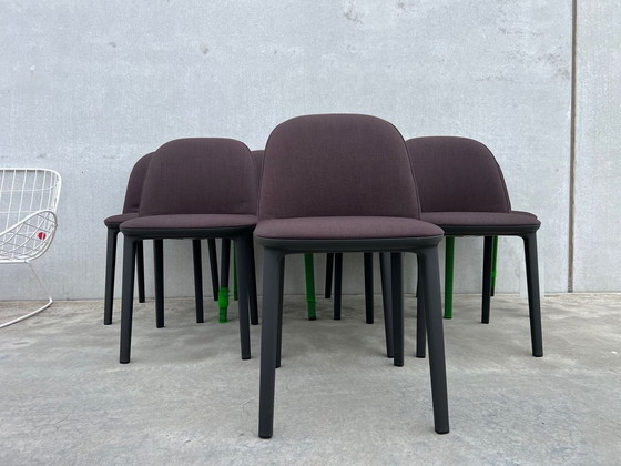 Image 1 of 8X Vitra Softshell Side Chairs