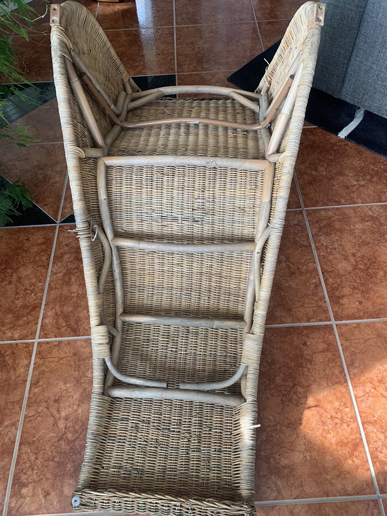 Image 1 of Karl Malmvall Rotan Loung-Chair Karlskrona Ikea