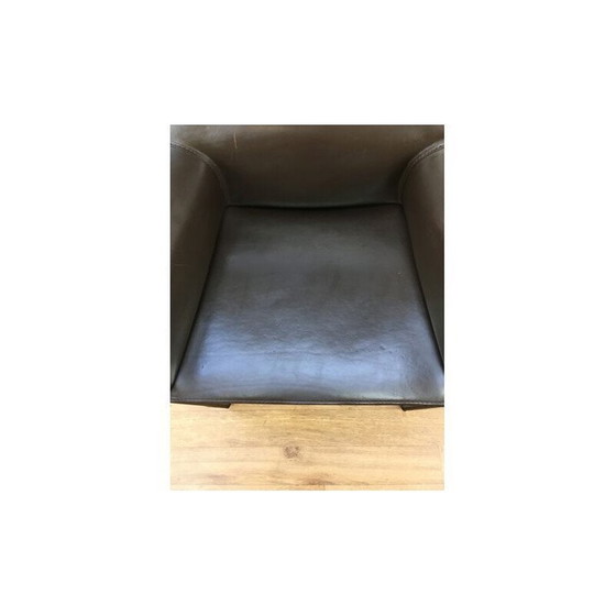 Image 1 of Vintage leren fauteuil van Mario Bellini voor Cassina