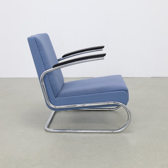 Image 1 of Bauhaus Buisframe Fauteuil Mücke Melder, 1940S