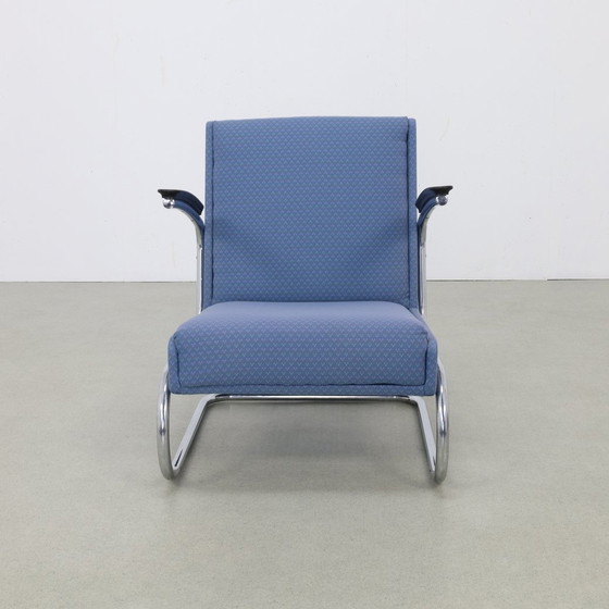 Image 1 of Bauhaus Buisframe Fauteuil Mücke Melder, 1940S