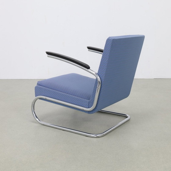 Image 1 of Bauhaus Buisframe Fauteuil Mücke Melder, 1940S