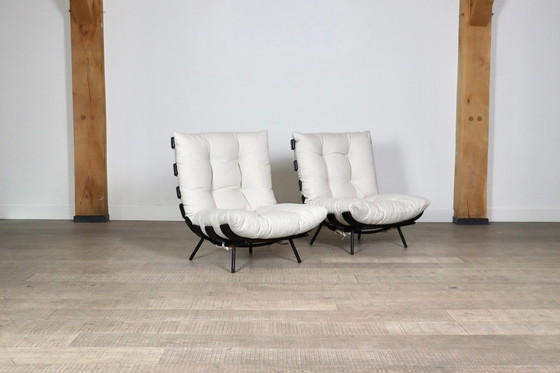 Image 1 of Paar Costela-loungestoelen van Carlo Hauner en Martin Eisler, jaren 50