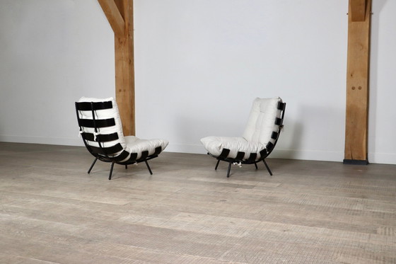 Image 1 of Paar Costela-loungestoelen van Carlo Hauner en Martin Eisler, jaren 50