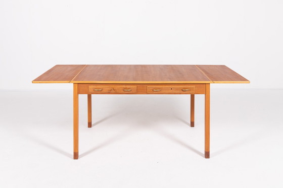 Image 1 of Mid Century David Rosen uitschuifbare tafel van Nordiska Kompaniet, Zweden 1950'S