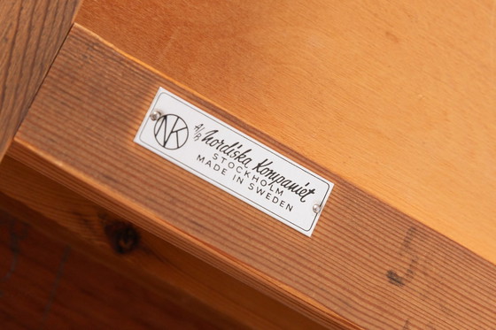 Image 1 of Mid Century David Rosen uitschuifbare tafel van Nordiska Kompaniet, Zweden 1950'S