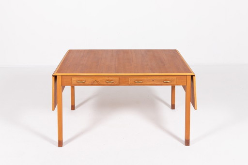 Mid Century David Rosen uitschuifbare tafel van Nordiska Kompaniet, Zweden 1950'S