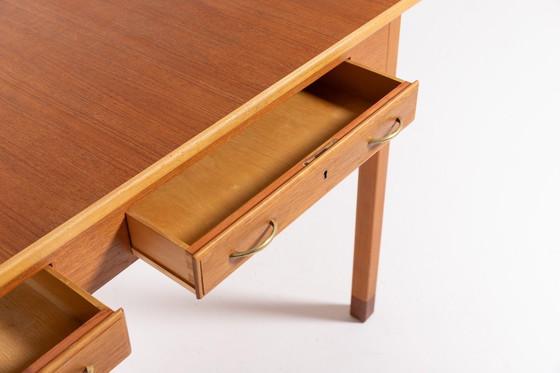 Image 1 of Mid Century David Rosen uitschuifbare tafel van Nordiska Kompaniet, Zweden 1950'S