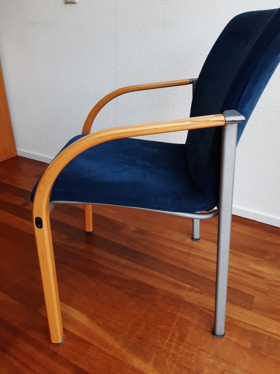 Image 1 of 6x Leolux Cimaronne eetkamer stoelen