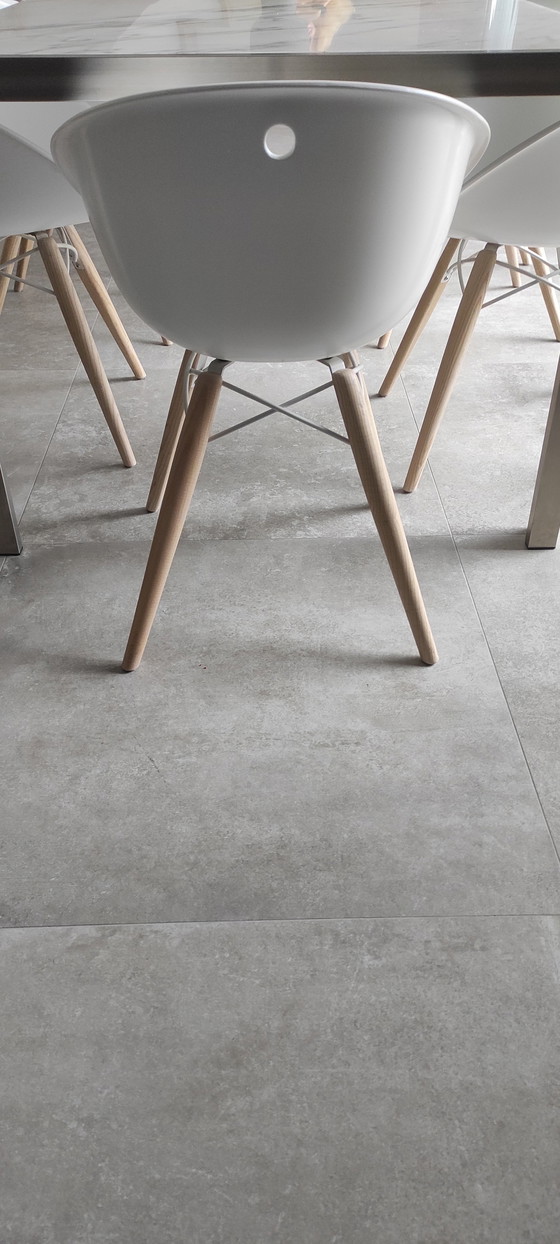 Image 1 of 10x Pedrali Stoelen Model Gliss Hout 904