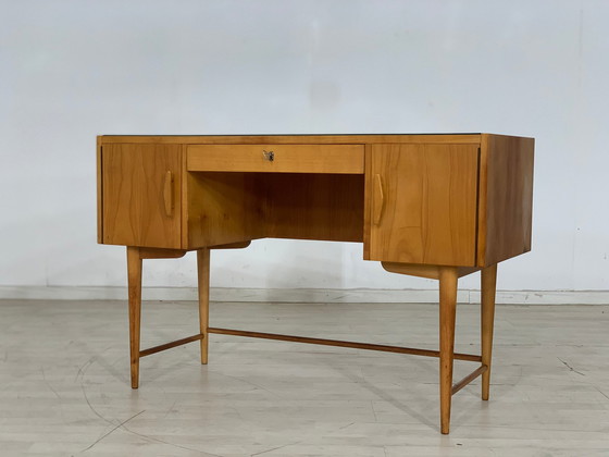 Image 1 of Mid Century hellerau kaptafel bureau vintage