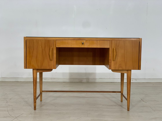 Image 1 of Mid Century hellerau kaptafel bureau vintage