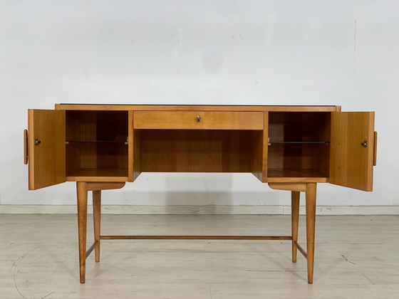 Image 1 of Mid Century hellerau kaptafel bureau vintage