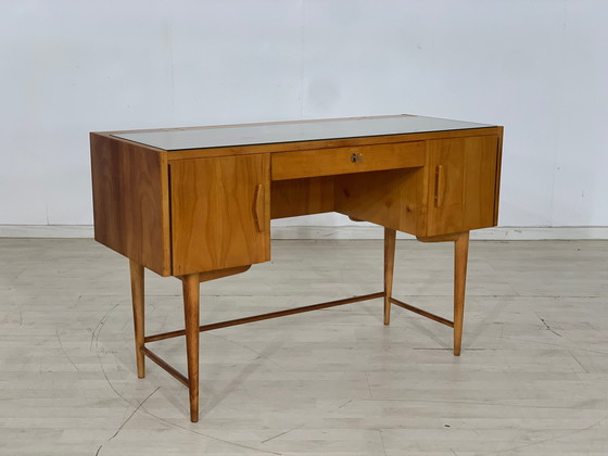 Image 1 of Mid Century hellerau kaptafel bureau vintage