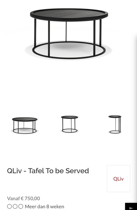 Image 1 of Qliv - Tafel To Be Served