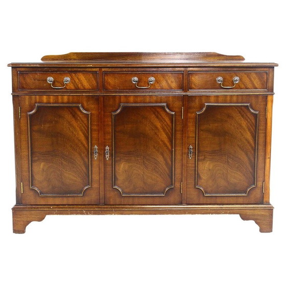 Image 1 of Vintage mahoniehouten highboard, 1970