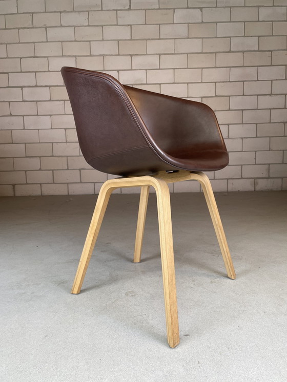 Image 1 of 3X Hay About A Chair Aac23 Stoel Bruin Leder