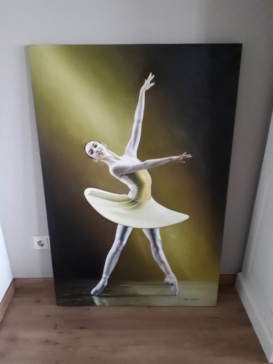 Image 1 of Balletdanseres schilderij decoratief