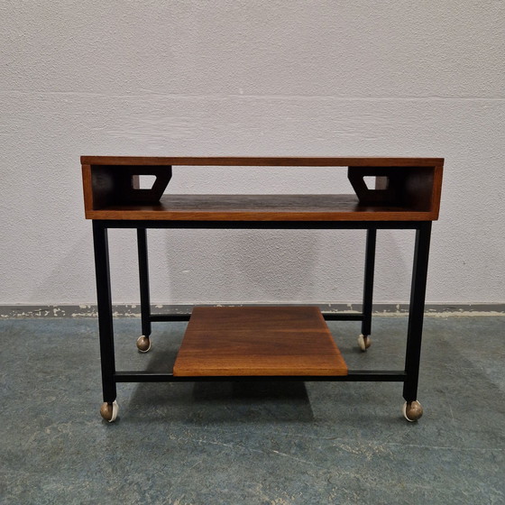 Image 1 of 60'S Barcart Bijzettafel Audio Meubel